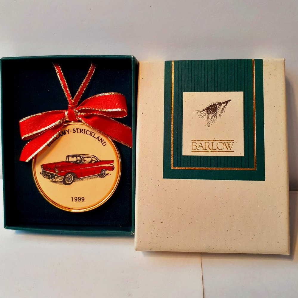 Bellamy Strickland 1999 Ornament by Barlow in box